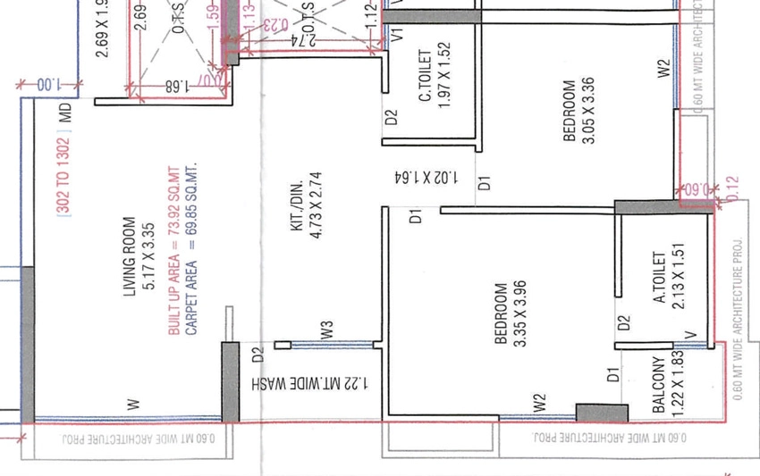2 BHK Flat in Shivanta Celebration in Godadara, Surat - Image 917484