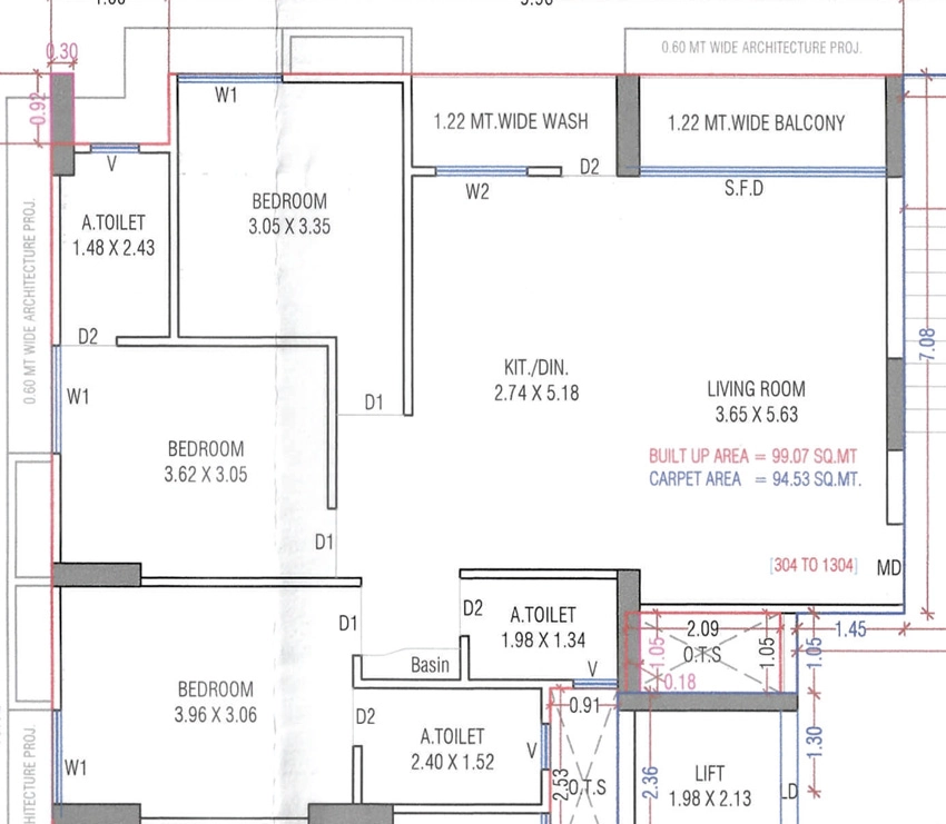 3 BHK Flat in Shivanta Celebration in Godadara, Surat - Image 917491