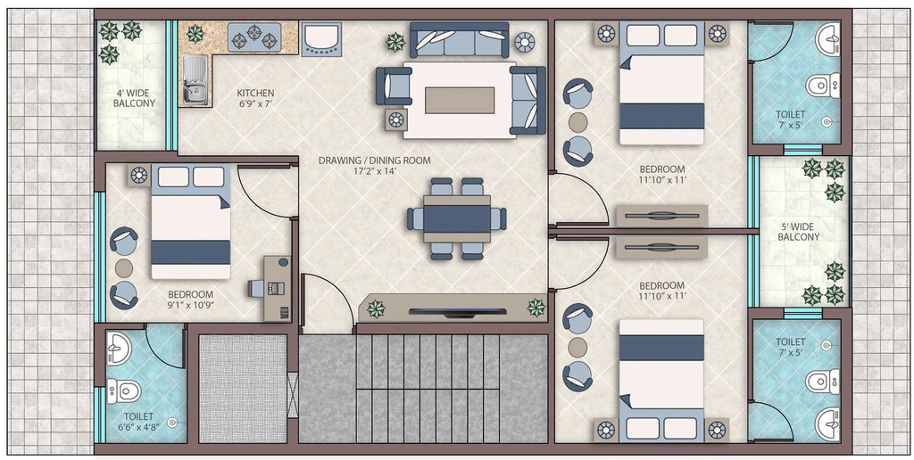 3 BHK Flat in Emerald Maple in Sector 97, Faridabad - Image 916586