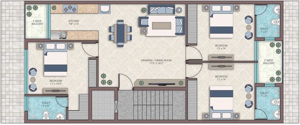 3 BHK Flat in Emerald Maple in Sector 97, Faridabad - Image 916588