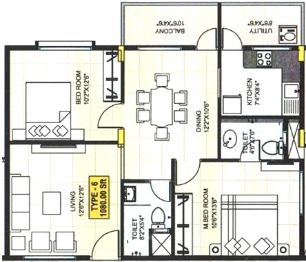 2 BHK Flat in AR Sahithis Daisy in Banaswadi, Bangalore - Image 916627