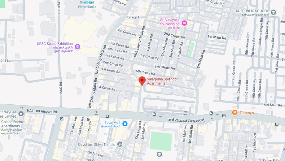 Location of Salarpuria Splendor - Image 399811