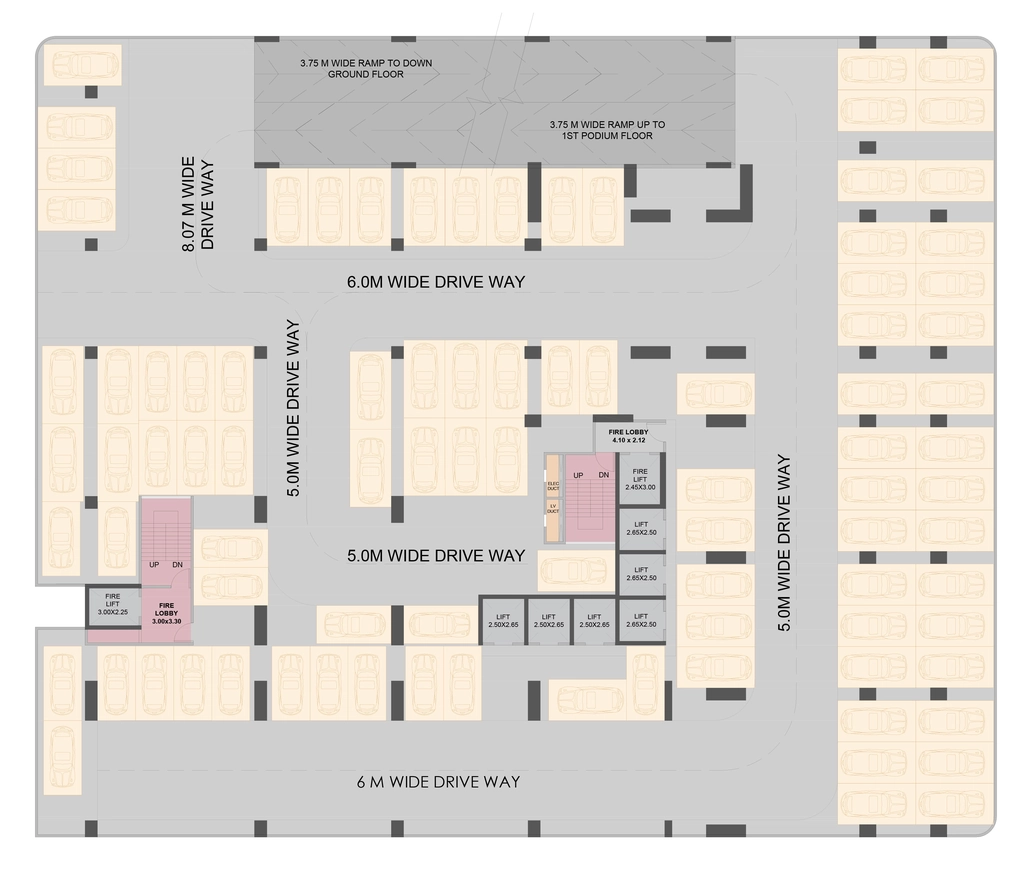Master Plan of Aura Vertex in Nerul, Navi Mumbai - Image 400023