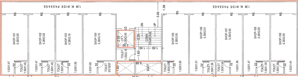 Floor Plan of Commercial Maheshwaram Vrinda in Ravet, Pune - Image 400096