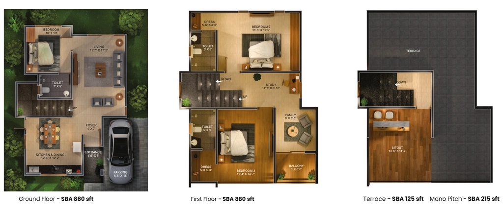 3 BHK House/Villa in Vaigaa Future Aviana in Soppahalli, Bangalore - Image 916802