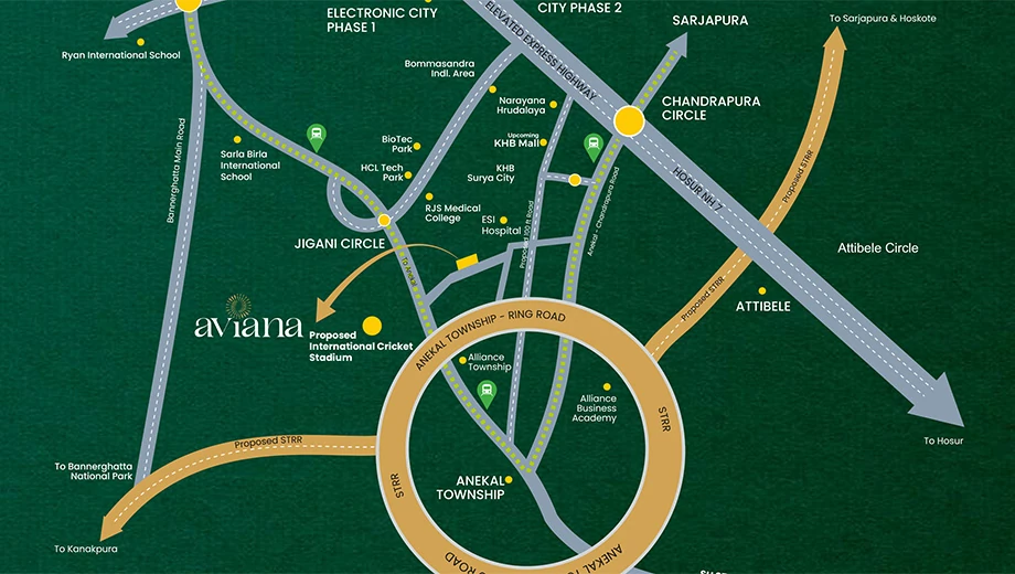 Location of Vaigaa Future Aviana - Image 400144