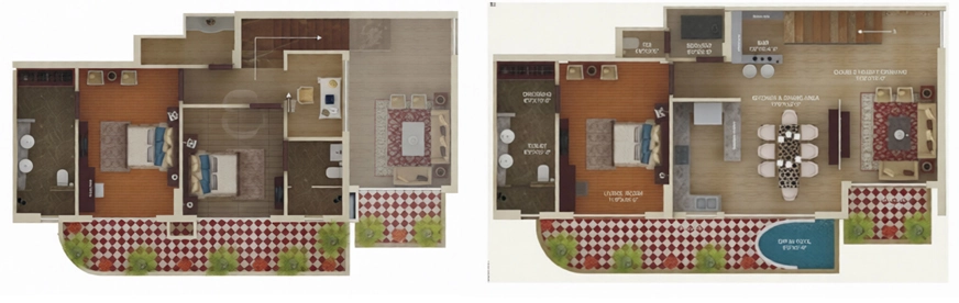 3 BHK Duplex in Pivotal Faridabad Eye in Sector 70, Faridabad - Image 916820