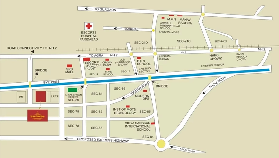 Location of Pivotal Faridabad Eye - Image 400206