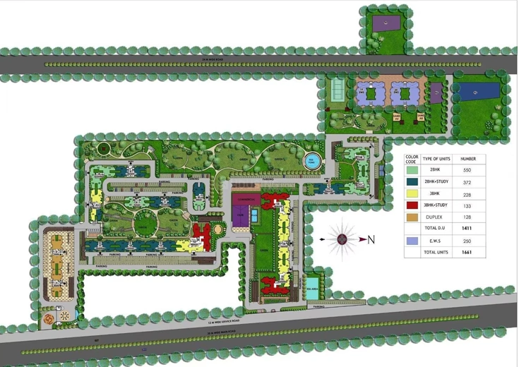 Master Plan of Pivotal Faridabad Eye in Sector 70, Faridabad - Image 400207