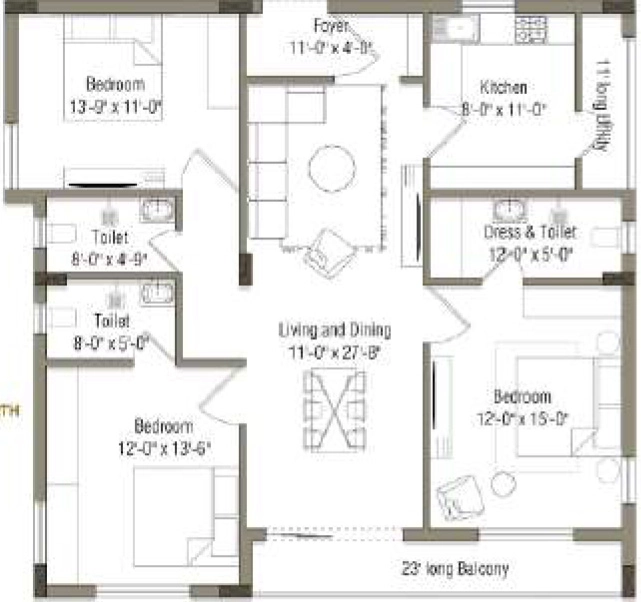 3 BHK Flat in Altzeb North Boulevard in Atala, Bhubaneswar - Image 916826