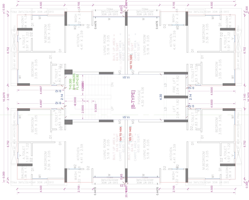Floor Plan of Esskaay Shree Krishna Sparsh in Dindoli, Surat - Image 402154