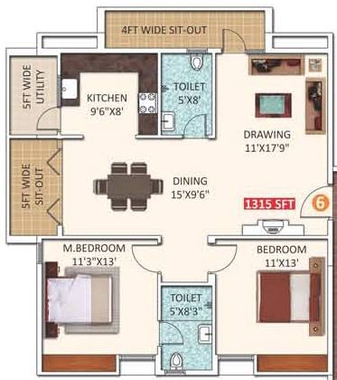 2 BHK Flat in Jeevans Exotica in Whitefield, Bangalore - Image 916891