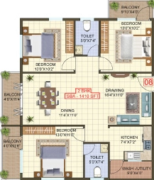 2 BHK Flat in Jeevans Ornate in Whitefield, Bangalore - Image 916869
