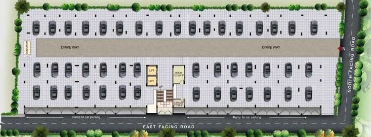 Master Plan of PNR SLV Bhanu Classic in Hongasandra, Bangalore - Image 400448