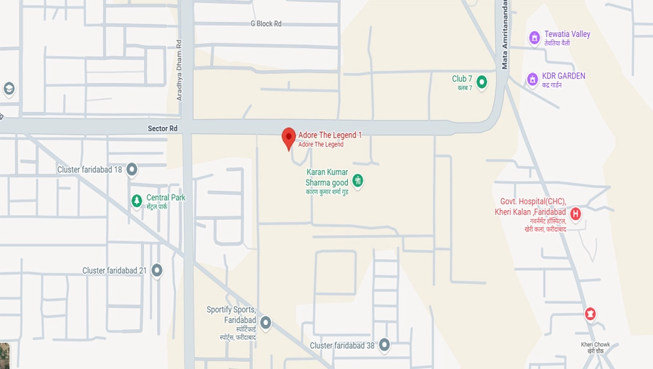 Location of Singhania Adore Legend - Image 400276