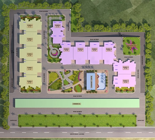 Master Plan of Singhania Adore Legend in Sector 84, Faridabad - Image 400278
