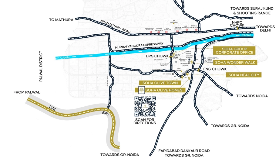 Location of Soha Olive Homes - Image 400311