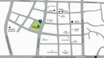 Location of Art Shree Vishnudhara Gardens - Image 111383