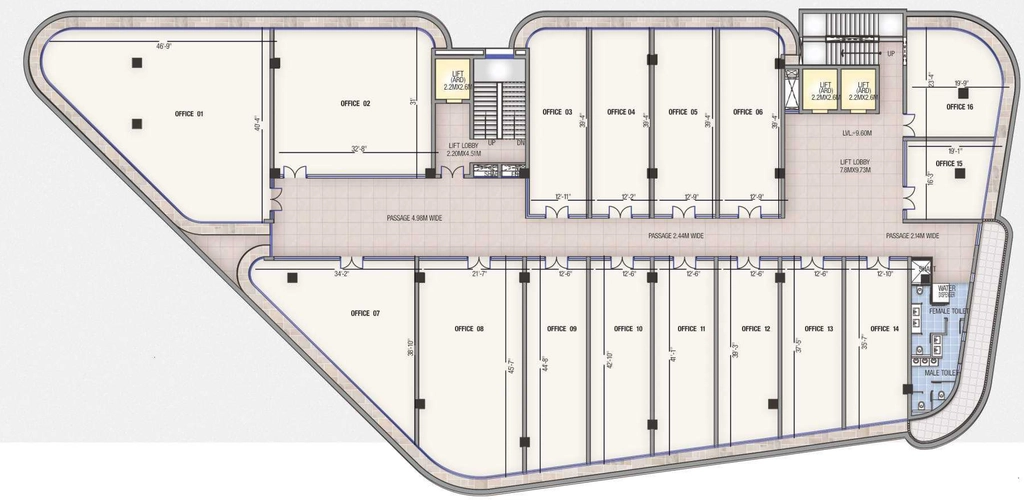 Floor Plan of Samanvay Aurantis in Mansarovar, Jaipur - Image 400580