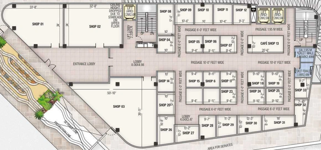 Floor Plan of Samanvay Aurantis in Mansarovar, Jaipur - Image 400579