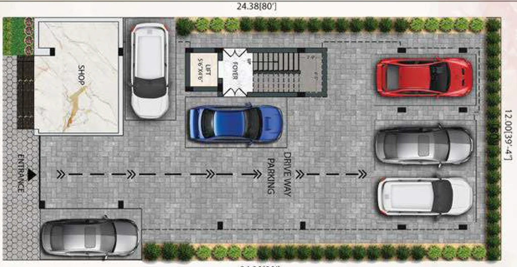 Master Plan of Shivas Rainbow Castle in Madipakkam, Chennai - Image 400368
