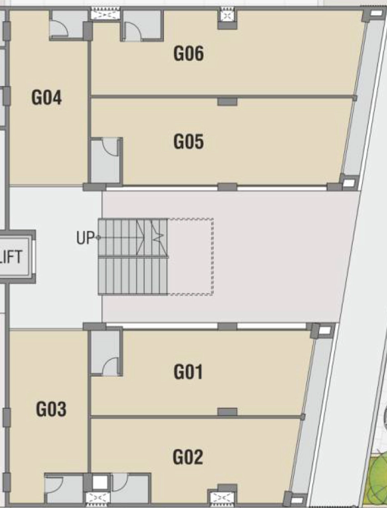 Floor Plan of Commercial Laxmi Kailashaa in Kasindra, Ahmedabad - Image 400387