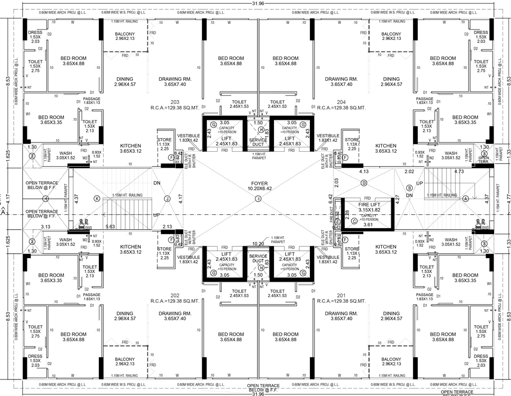 Floor Plan of Laxminarayan Rhythm Gladeview in Science City, Ahmedabad - Image 400397