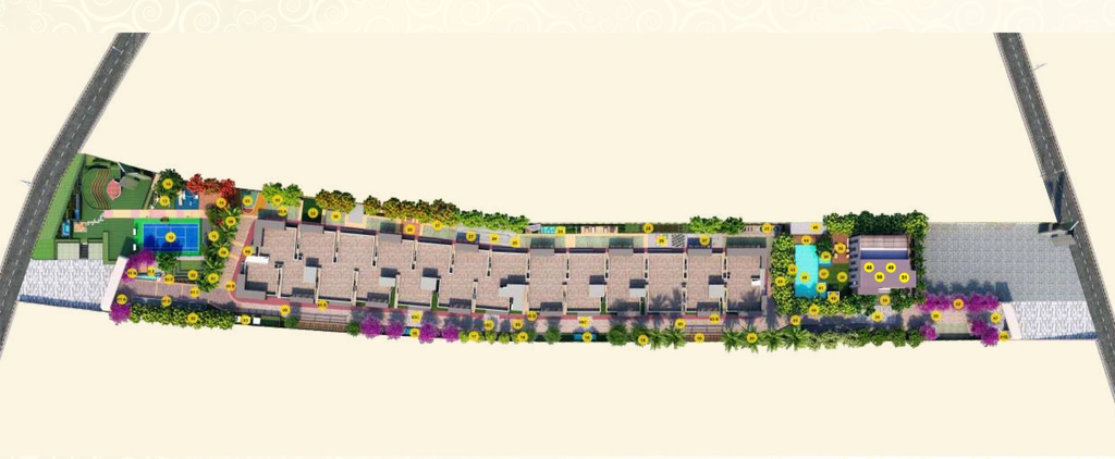Master Plan of Global The Clan in Sarjapur Road, Bangalore - Image 400631