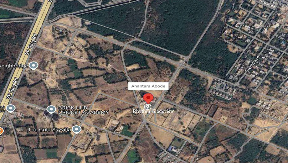Location of Commercial Laxminarayan Rhythm Gladeview in Science City, Ahmedabad - Image 400401