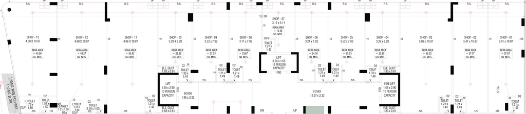 Floor Plan of Commercial Reneev Levvel 7 in Jagatpur, Ahmedabad - Image 400422