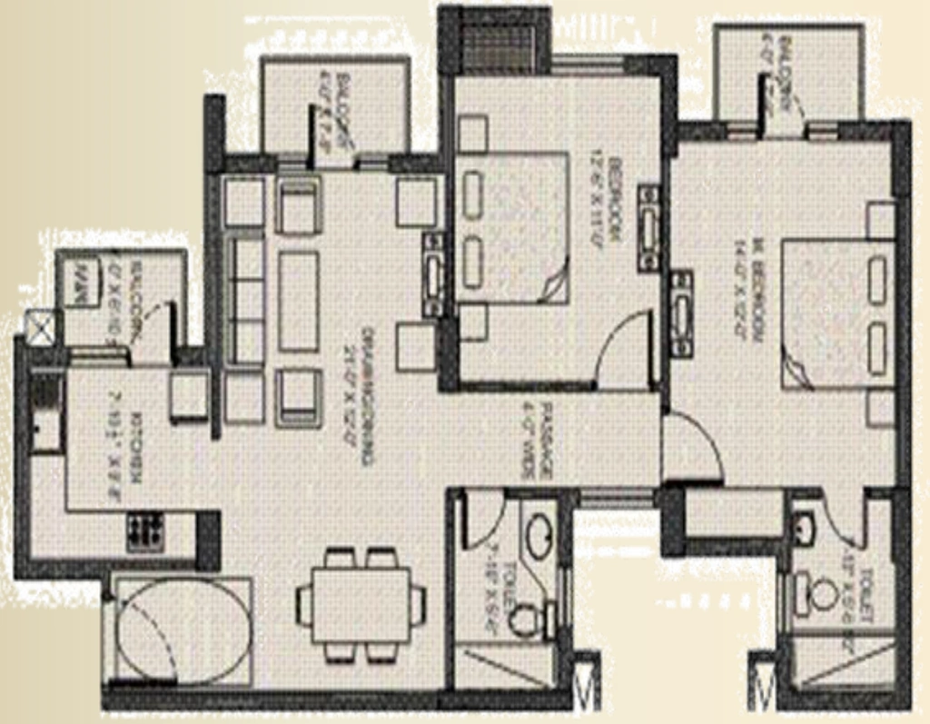 2 BHK Flat in Umang Summer Palms in Sector 86, Faridabad - Image 916930