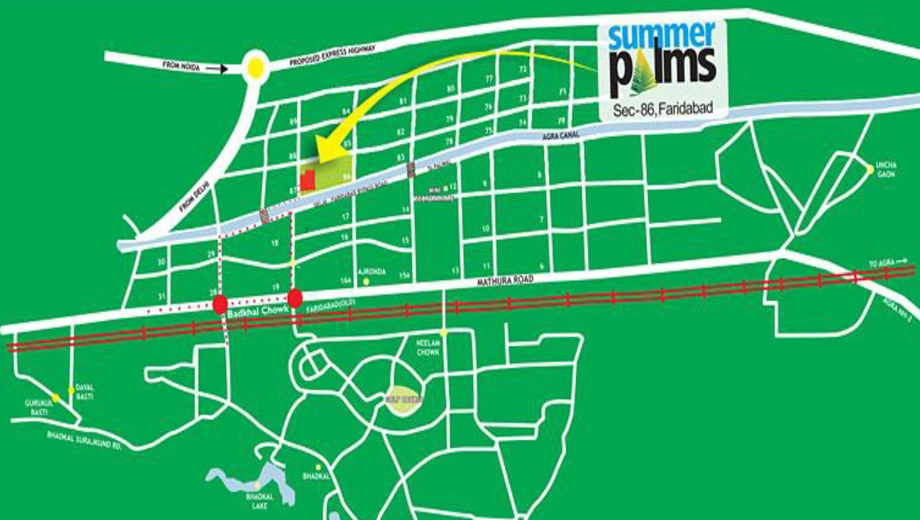Location of Umang Summer Palms - Image 400489