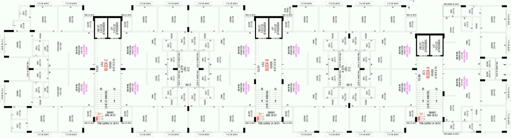 Floor Plan of Shree Mahavir Atulya Phase 1 in Hathijan, Ahmedabad - Image 400436