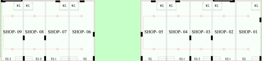 Floor Plan of Commercial Shree Mahavir Atulya Phase 1 in Hathijan, Ahmedabad - Image 400441