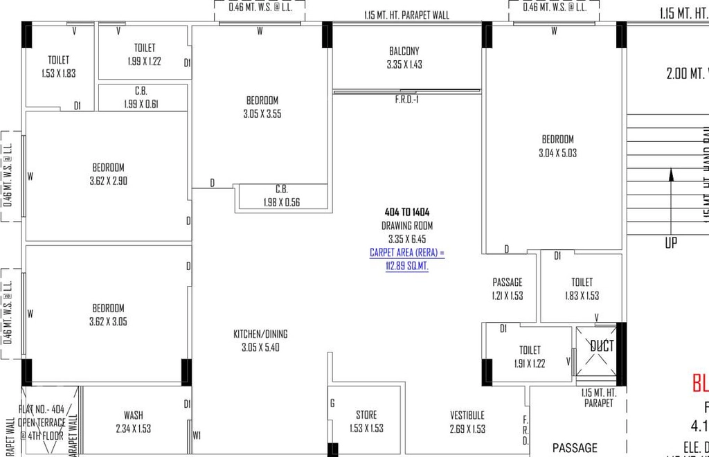 4 BHK Flat in Maruti Gokuldham Parisar in Nikol, Ahmedabad - Image 916921