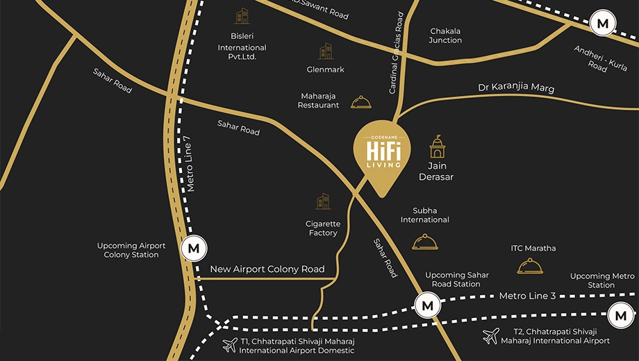 Location of Vira Sky Vista in Andheri West, Mumbai - Image 400672