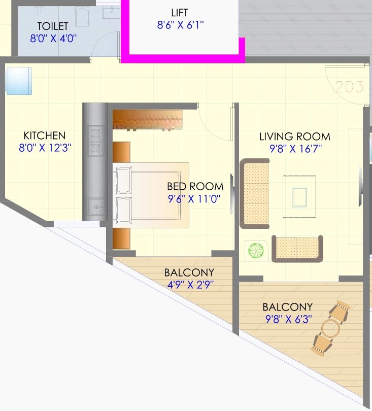 1 BHK Flat in Deshpande W60 Exotica in Sus, Pune - Image 917023