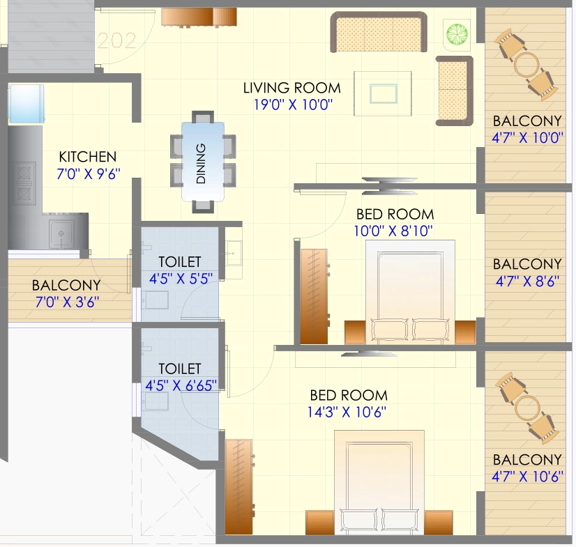 2 BHK Flat in Deshpande W60 Exotica in Sus, Pune - Image 917025