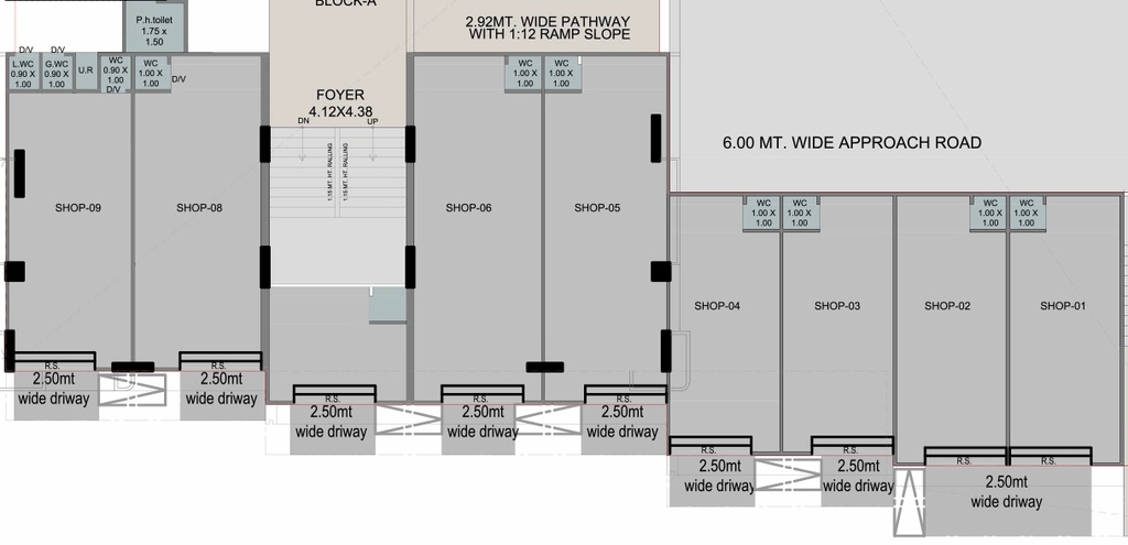 Floor Plan of Commercial Narmada Sahitya Nest in Vastral, Ahmedabad - Image 400502