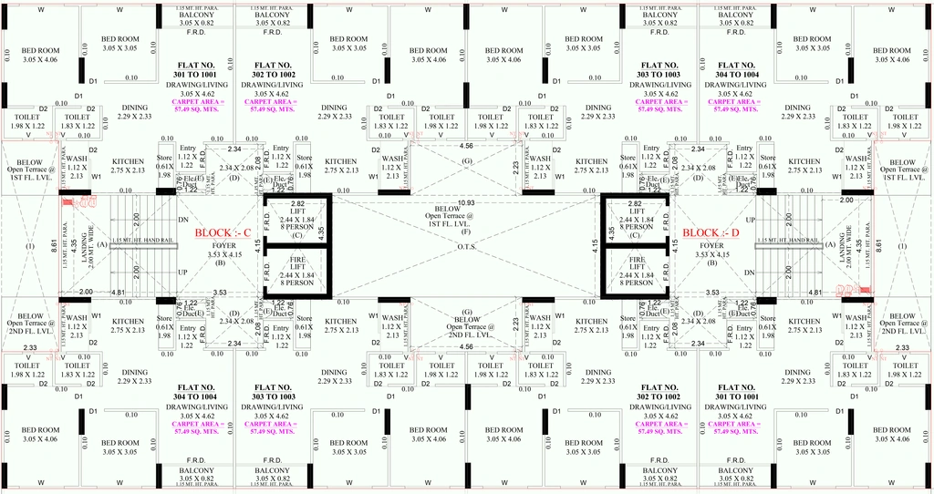 Floor Plan of Nilkanth Gopinath Empire in Nikol, Ahmedabad - Image 400507
