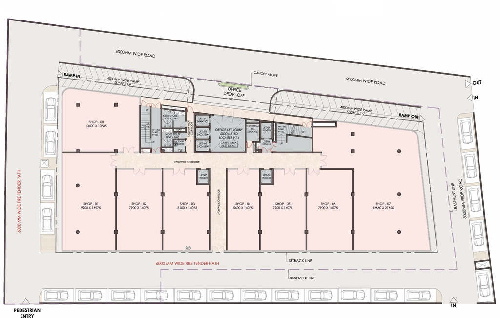 Master Plan of Ardia Neo Downtown in Gomti Nagar Extension, Lucknow - Image 400703