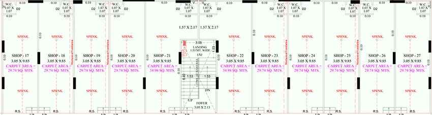 Floor Plan of Commercial Nilkanth Gopinath Empire in Nikol, Ahmedabad - Image 400514