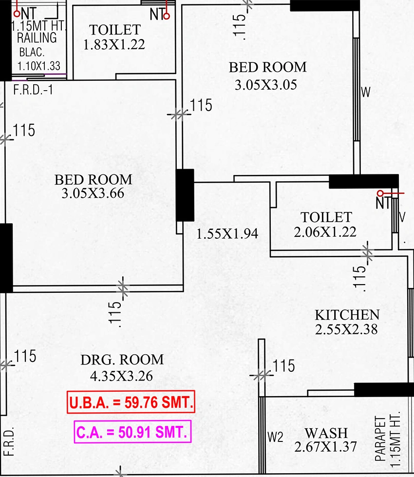 2 BHK Flat in Nirman Kesar Sky in Nava Naroda, Ahmedabad - Image 916950