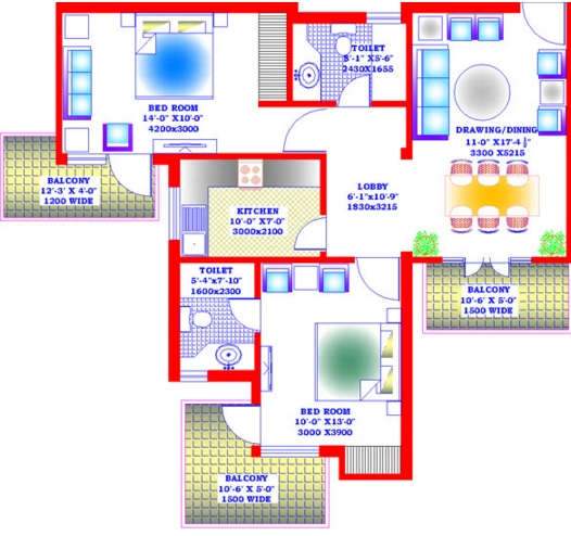 2 BHK Flat in Zion Stonecrop in Sector 78, Faridabad - Image 916981