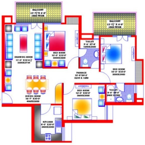3 BHK Flat in Zion Stonecrop in Sector 78, Faridabad - Image 916984