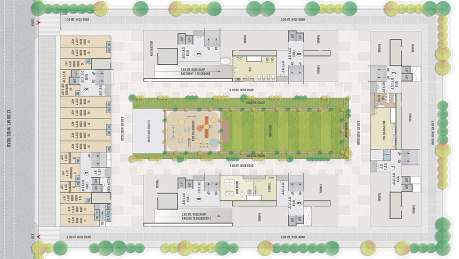 Master Plan of Commercial Param Nest in Shilaj, Ahmedabad - Image 400660