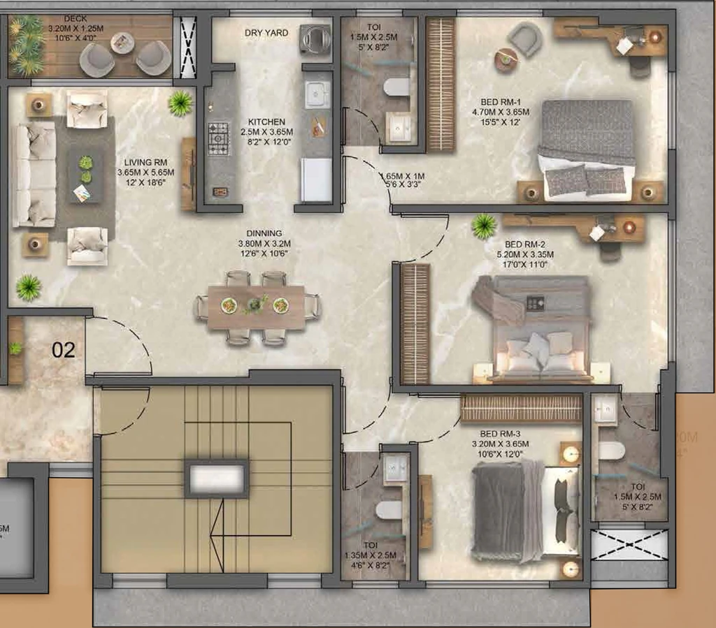 3 BHK Flat in Ekta Victoria in Bandra West, Mumbai - Image 917071
