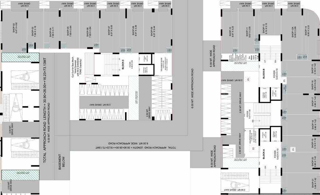 Floor Plan of Commercial Paramdham Sahitya Heritage in Kathwada, Ahmedabad - Image 400696