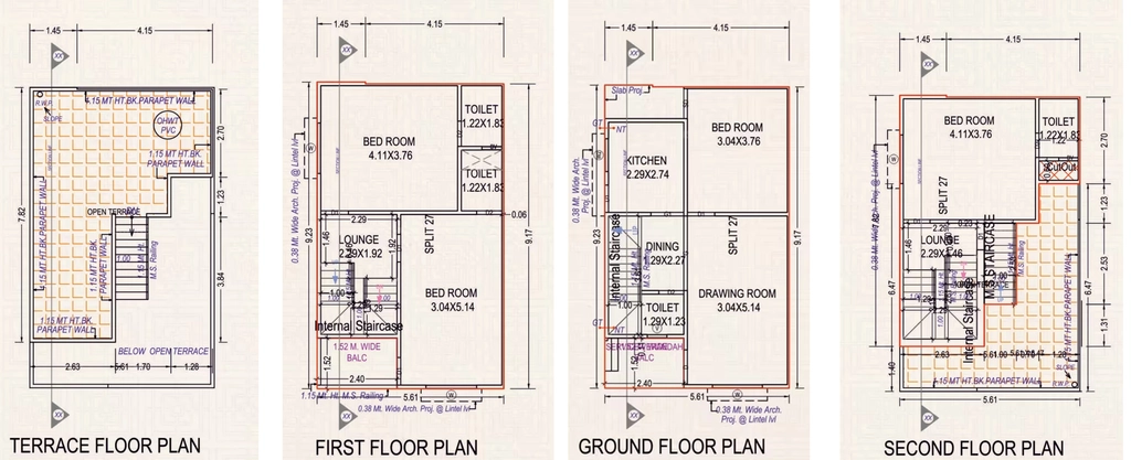 4 BHK House/Villa in Ratnamani Vihaan Villa in Aslali, Ahmedabad - Image 917042