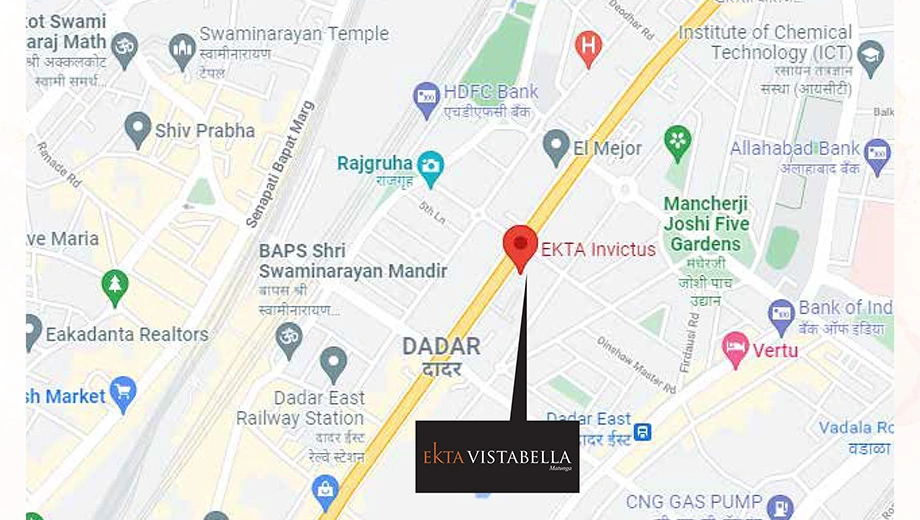 Location of Ekta Vistabella - Image 400812